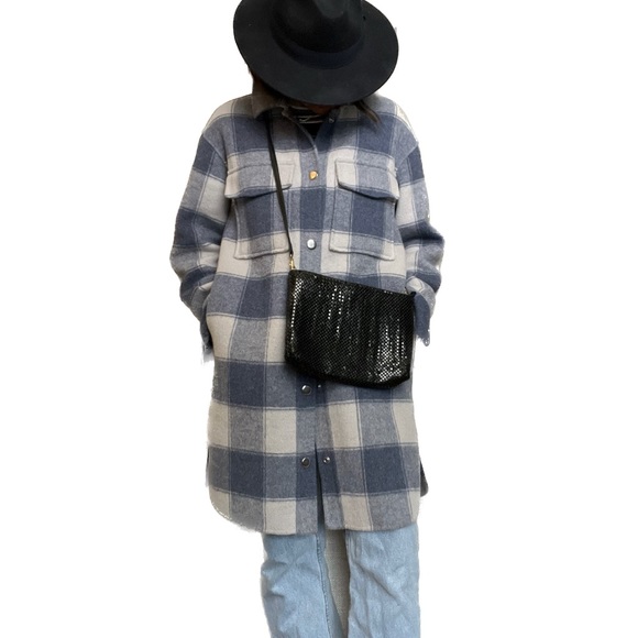 Vintage Whiting & Davis Mesh Cross Body Bag. Black with Removable Strap. - Picture 12 of 12